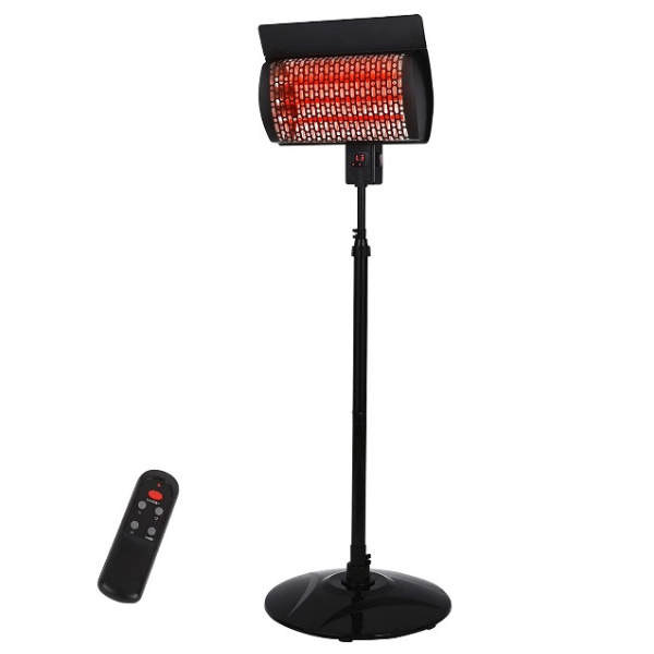 Freestanding or Wall Mount Infrared Patio Heater
