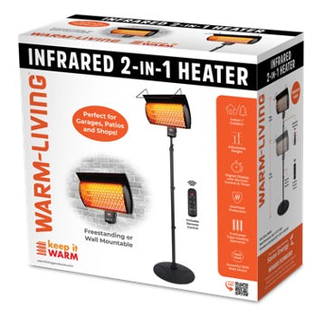 Outdoor Infrared Patio Heater w/ Remote